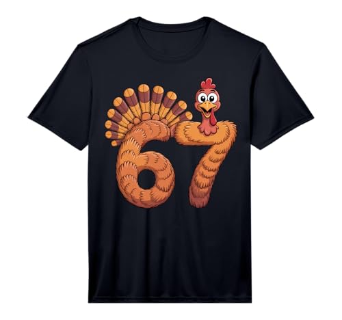 6 7 Thanksgiving Turkey Performance T-Shirt