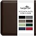 Kangaroo Original 3/4" Standing Mat Kitchen Rug, Anti Fatigue Comfort Flooring, Phthalate Free, Commercial Grade Pads, Waterproof, Ergonomic Floor Pad, Rugs for Office Stand Up Desk, 39x20 (Brown)