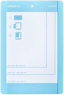Cricut Joy Card Mat, 4.5" x 6.25", Crafting Mat for All Cricut Joy Cards, Reusable Card Mat with Clear Protective Film, Customize Cards Quickly, Compatible with Cricut Joy Cutting Machine