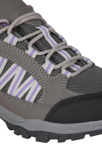 Mountain Warehouse Path Waterproof Womens Walking Shoes - Breathable Ladies Shoe, Mesh Lining, High Traction Sole Hiking Shoes - for Spring Summer, Trekking, Camping Dark Grey Adult Shoe Size 6 - Image 6