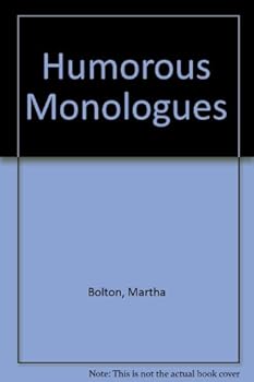 Hardcover Humorous Monologues Book