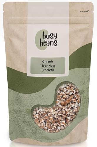 Organic Tiger Nuts (Peeled) - Certified Organic - by Busy Beans Organic (250g)