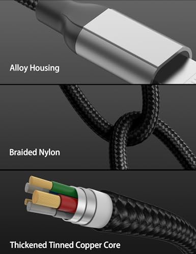 Acecene Lightning Kabel USB C [2 Pack], 2m Langes iPhone Ladekabel – Ansicht 5