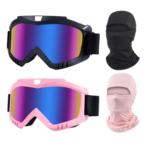 LJDJ Dirt Bike Goggles 2-Pack