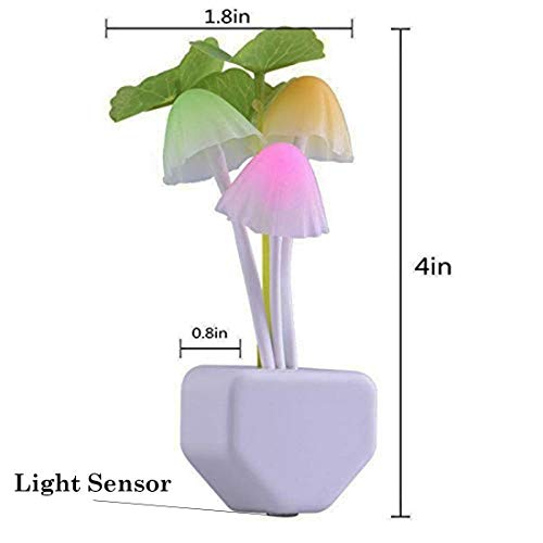 Image of Stealodeal Magic Night Lamp Beautiful Illumination Automatic on /Off Smart Sensor (Multi-Coloured)