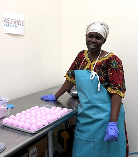 Refugee Bath Co. Variety Pack Bath Bombs 2.5 Oz. Each Cocoa Butter And Plant-Based Ingredients Support Refugee Employment In Usa (Variety 12 Pack) #TOP4