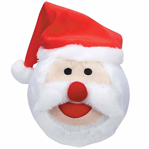 Grrriggles Snowball Gang Dog Toy, Santa