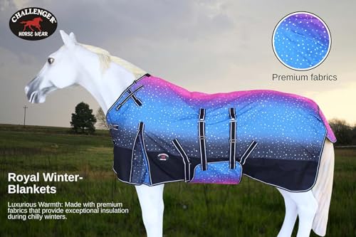 Image of Challenger 1200D Turnout Waterproof Rain Horse Sheet Light Winter Blanket 391B