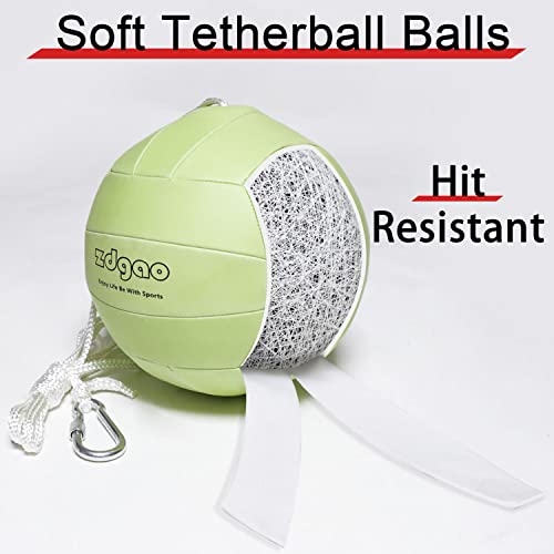 Ydds Tetherball Set With Base | Glow In Dark Tether Ball And Rope With Poles For Backyard, Kids And Adults (2 Balls Packed) #TOP3