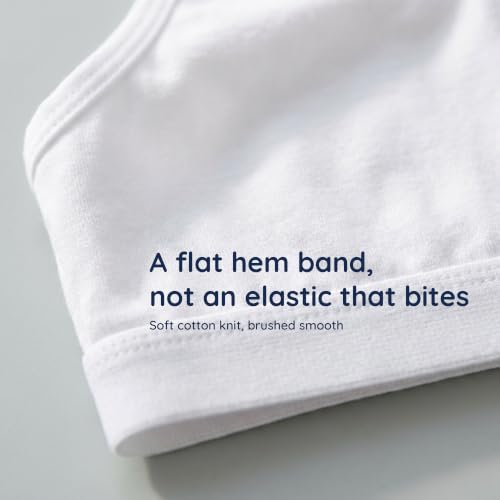 Image of DChica Essentials Tube Bra for Girls, Solid Stylish Without Strap Training Bra for Teenagers, Cotton Non-Padded Full Coverage Beginners Non-Wired Girls T-Shirt Gym (Pack of 1)