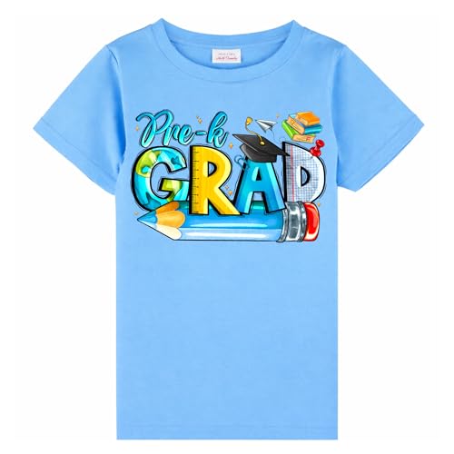 Image of Preschool Graduation Shirt for Kids Pre-K Grad Gifts for Girls Boys T-Shirt Top