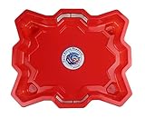 Aimoly Beystadium Battle Arena for Bey Blade Metal Fusion Arena Bey Blade Stadium (red)