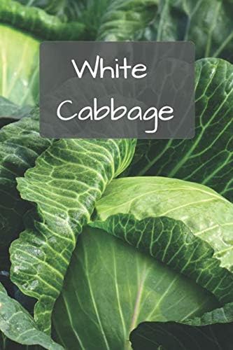 White Cabbage: Squared Notebooks for Everybody, Sketch, Calculate, Drawing and Writing (110 Pages, Squared, 6 x 9)(Vegetable Notebooks)