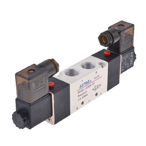 Électrovanne pneumatique 12V distributeur air comprimé 5 voies 2 positions - 2