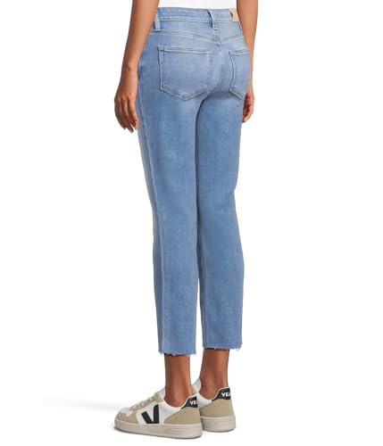 PAIGE Women's Cindy Crop Seamed Bltlps Raw Hem3