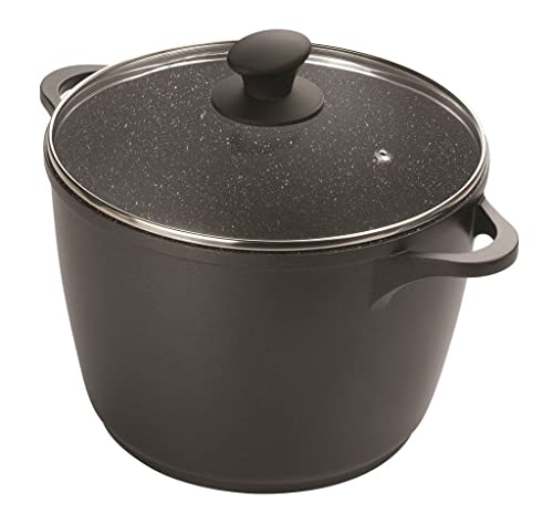 Pyrolux Pyrostone Stockpot, 24 cm/6.4 Litre Black