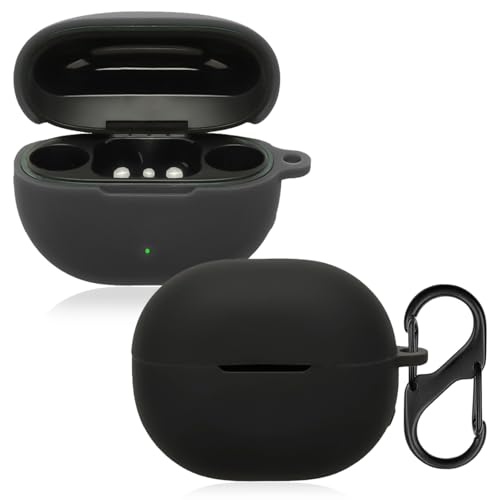 For SOUNDPEATS(�T�E���h�s�[�c) UU2/Pop Clip 2 �P�[�X �J�o�[ �S�ʕی� �V���R���f�� �ϏՌ� �L�Y�h�~ �����[�d�Ή� �h�o �h�� �y�� �����h�~ ���C�����X�C���z�� �P�[�X �i�u���b�N�j