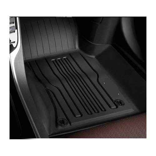 Tapis de sol TPE Jaguar XE auto sur mesure noir imperméable lavable