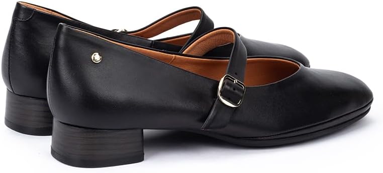 Pikolinos Womens Pikolinos Heels Leather Ubeda for Woman Color Black
