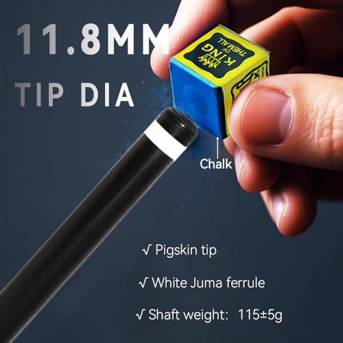 Taco de billar EAGLEKING 58 pulgadas fibra carbono miniatura 3
