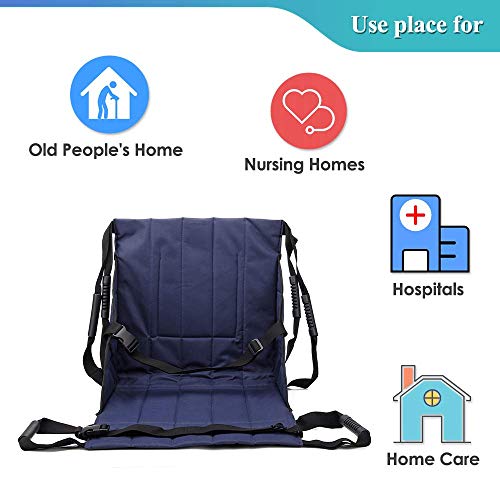 Transfer Belts For Lifting Seniors Transfer Boards For Wheelchair User Patient Lift Assist Aid For Home Stair Slide Medical Emergency Evacuation Chair Safety Support Disabled Up & Down Stairs Devices #TOP5