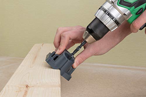 wolfcraft Mobile Bohrhilfe I 4686000 I Für exakte 90°-Eintauchwinkel