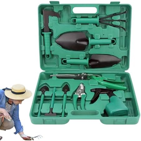 Set De Herramientas De Jardinería – Herramientas Manuales Resistentes para Plantación – Manuales de Jardín | para Patios Exteriores, Jardines, Patios Interiores, Balcones Set De Herramientas De Jardinería – Herramientas Manuales Resistentes para Plantación – Manuales de Jardín | para Patios Exteriores, Jardines, Patios Interiores, Balcones