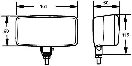 HELLA 005860891 450 Driving LAMP KIT (Clear Lens) H3 12V SAE/ECE