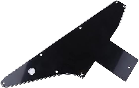 3 Ply Guitar Pickguard Pick Guard for Explorer for 76 Reissue Black Part Metal