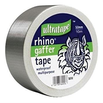 Parrett Storage - Rhino Ultratape - Gaffer Tape 50mm x 10M - Silver