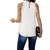 Berryou-Women-Lace-Crochet-Hollow-Out-Tank-Tops-Casual-Blouse-Summer-Sleeveless-Shirts-Clubwear-2021 Berryou Women Lace Crochet Hollow Out Tank Tops Casual Blouse Summer Sleeveless Shirts Clubwear 2023 White M