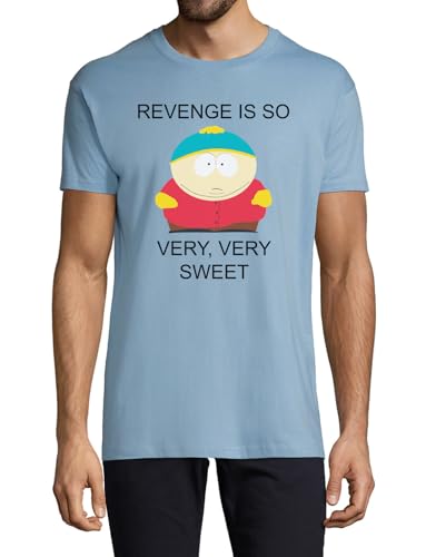 T-Shirt Homme Bleu Clair Revenge is so Sweet : Idéal pour vos Sorties d'Été