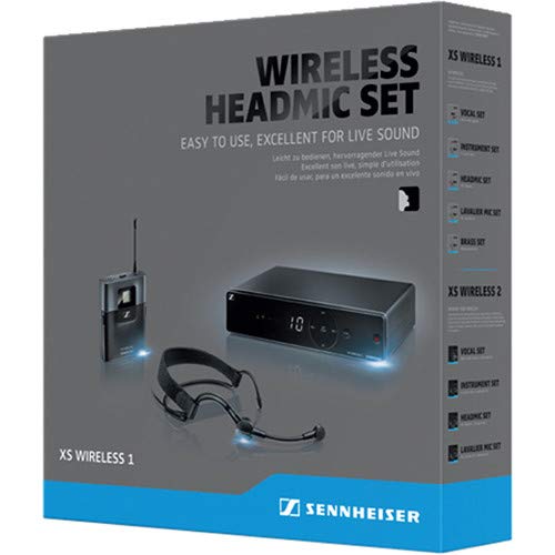 Kit inalámbrico para micrófono de cabeza Sennheiser XSW 1-ME3-A UHF (548 a 572 MHz) con funda Gator Cases GM-1W y cargador (4 pilas AA NiMH) miniatura 7