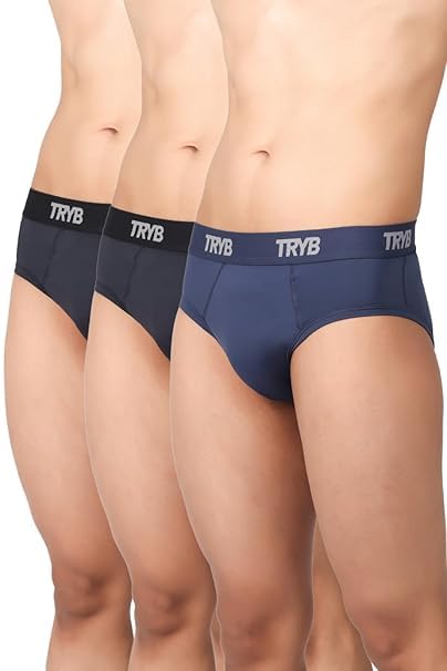 Image of TRYB Supporter for Cricket | Sports Underwear for Men | Stretchable Active Supporter Briefs | Pouch for Abdominal Guard | Light Weight, Breathable & Quick Dry | Gym Sports Innerwear Brief