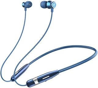 KDM G1 MAGNECK Wireless Neckband Earphones, Bluetooth 5.4, 50 Hours Playtime, Type-C Charging, 4D Stereo Sound, Blue Price In India