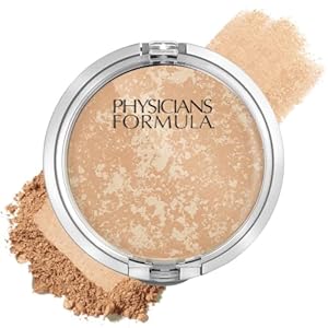 Physicians Formula Mineral Wear Talc-Free Face Powder, Light Coverage Mineral Makeup for Sensitive Skin – Buff Beige