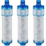 JF-21 交換用浄水器カートリッジ 3個入り 浄水器 カートリッジ エコノミタイプ オールインワン塩素除去カートリッジ (ブルー JF-21)