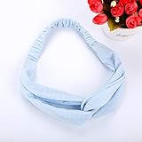 Kurphy Damen Mädchen Stirnband Kopfbedeckung Multifunktionstuch Magic Schal Kopfwickel Sport Schweißband Workout Yoga für Sport & Freizeit FD011