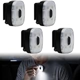 Umllpet LED Clip Lampe, Stirnlampe LED Wiederaufladbar，Schwarz-4 Stück