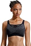 V FOR CITY Workout Sports Bras for Women Strappy Criscross Sports Bra Yoga Running Fitness Athletic Activewear Tops