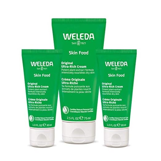 Weleda Skin Food Original Ultra-Rich Body Cream Trio, 3 Piece Set, 2.5 Fluid Ounce (Pack of 1), 1 Fluid Ounce (Pack of 2), Plant Rich Moisturizer and Lip Care with Chamomile and Calendula