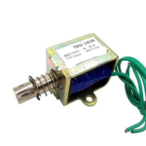 Électroaimant TAU1038 12V 24V CC push-pull de 20 N pour automatisme - 2
