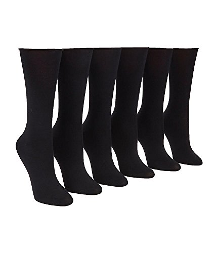 LAUREN Ralph Lauren Rolltop Trousers 6-Pack Black Assorted 9-11 (US Women's size 4-10.5)
