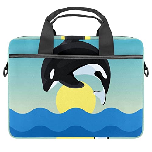 Sac à bandoulière pour ordinateur portable anti-choc océan