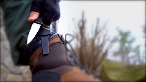 Smith & Wesson SWHRT3 7.5in High Carbon S.S. Full Tang Fixed Blade Knife with 3.5in False Edge Blade and TPR Handle for Outdoor, Tactical, Survival and EDC by Smith & Wesson - Image 2
