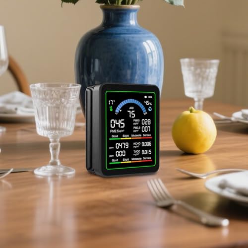 Détecteur de qualité d'air avec détection précise pour bureau