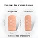10 Pack Toe Caps and Toe Protectors for Women & Men Silicone Toe Covers Cushions for Pain Relief,Toe Bandages and Sleeves for Ingrown Toenails,Corns,Calluses,Blisters(4L +6 S) (Flesh Color)