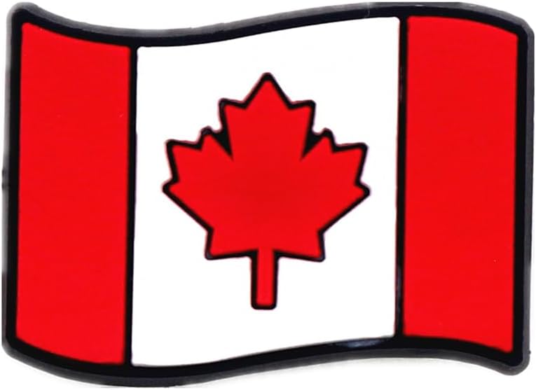 18pcs National Flag Shoe Charms America Canada Brazil Flags Shoe Buckles Decoration Sandals Bracelet Wristband Accessories DIY X-mas Party Gift - Image 3