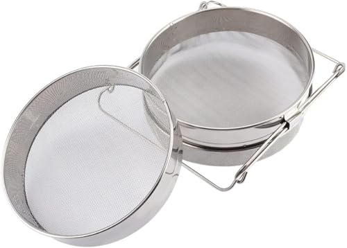 GEBYUI 養蜂用ハニーストレーナー 細かい不純物除去対応 ユニバーサルハニーフィルターふるい