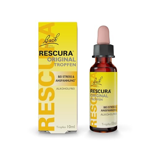 Original Bach RESCURA Tropfen alkoholfrei: (ehemals Rescue) Bachblüten-Mischung 10ml